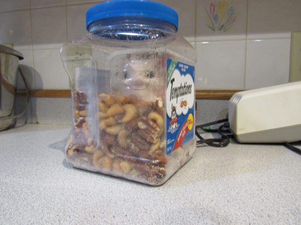 Photo of cat treat container